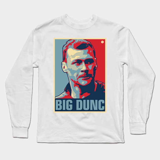 Big Dunc Long Sleeve T-Shirt by DAFTFISH